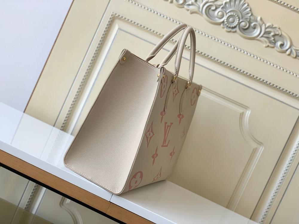 Elegant Refined Leather Shoulder Bag 35x27x14cm
