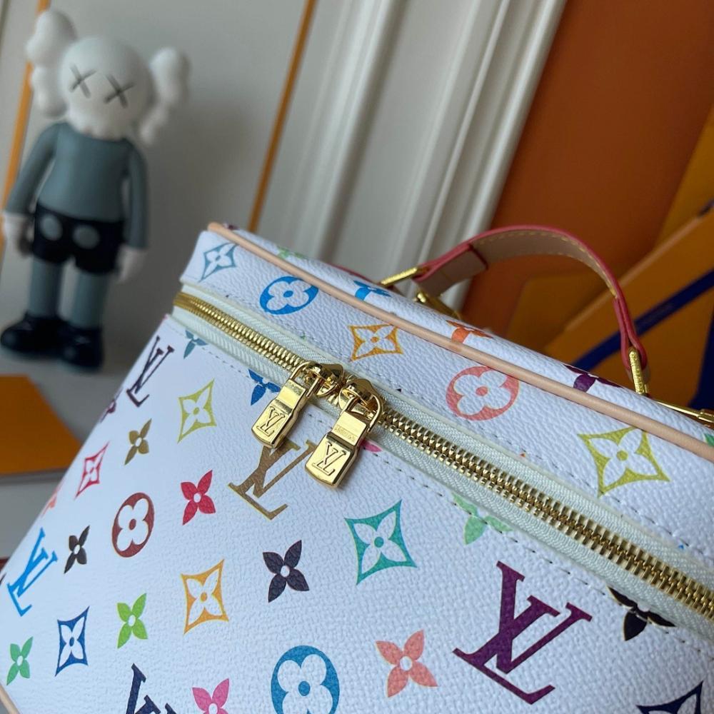 Stylish Monogram Leather Shoulder Bag 24x18x14.5cm