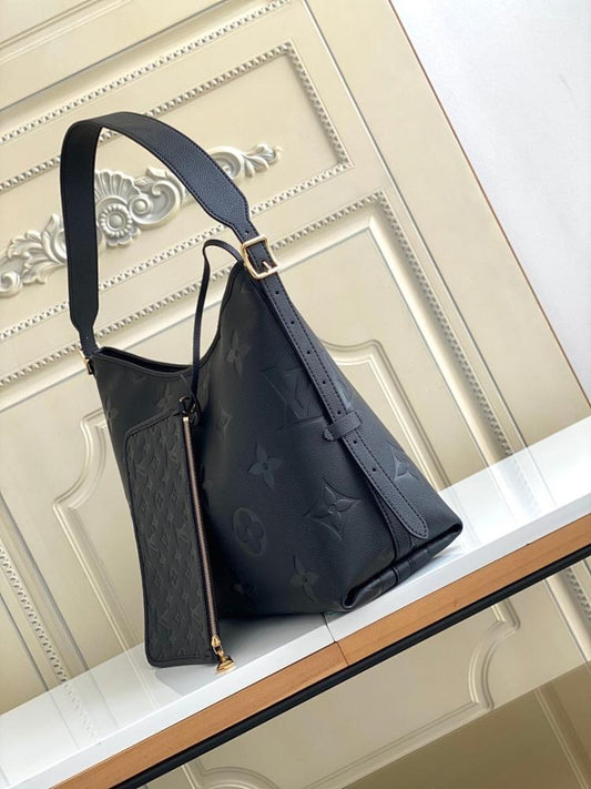 Luxury Elegant Leather Top Handle Bag 39x30x15cm