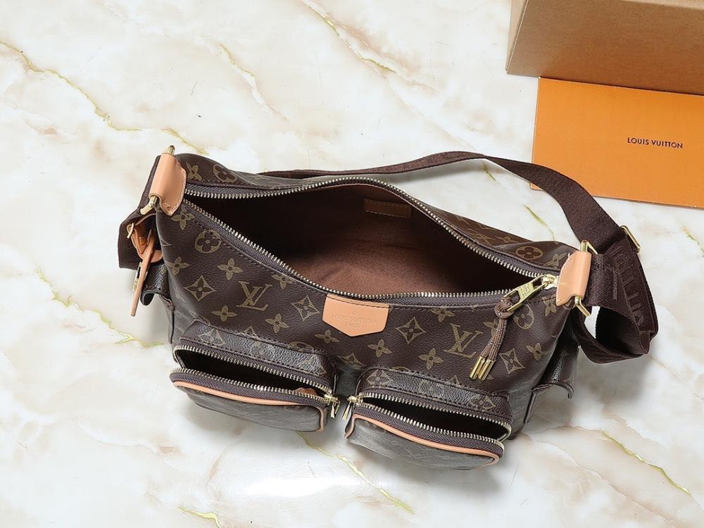 Alma Monogram Canvas Shoulder Bag 30x31x11cm Style 1153991589