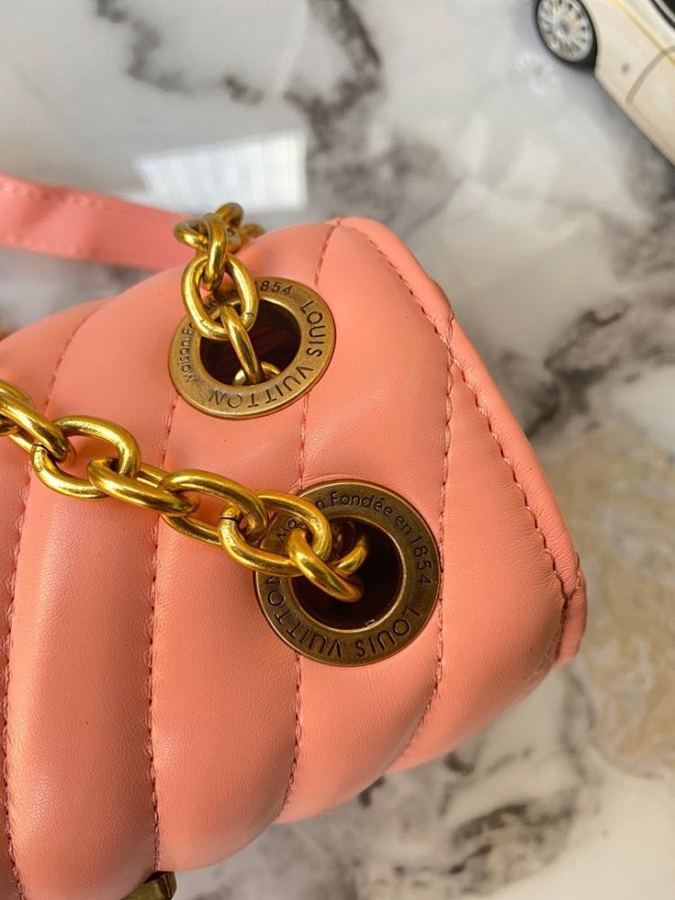 Modern Stylish Quilted Leather Shoulder Bag 21x12x9cm