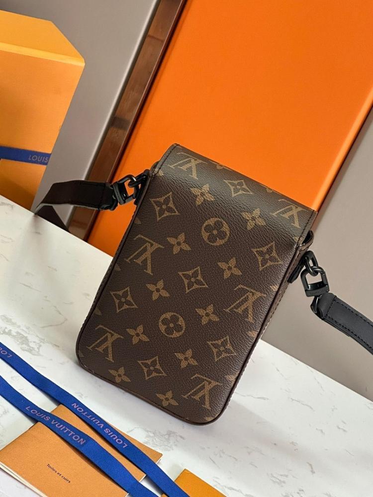 Luxury Monogram Leather Shoulder Bag