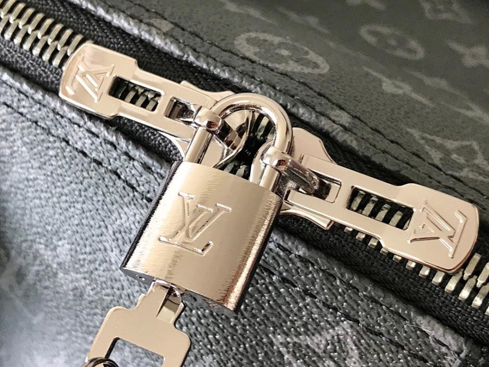 Modern Black Leather Crossbody Bag