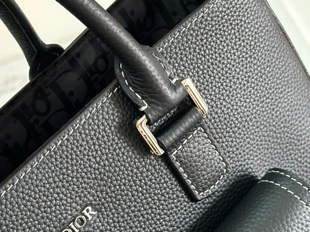 Classic Black Printed Leather Shoulder Bag