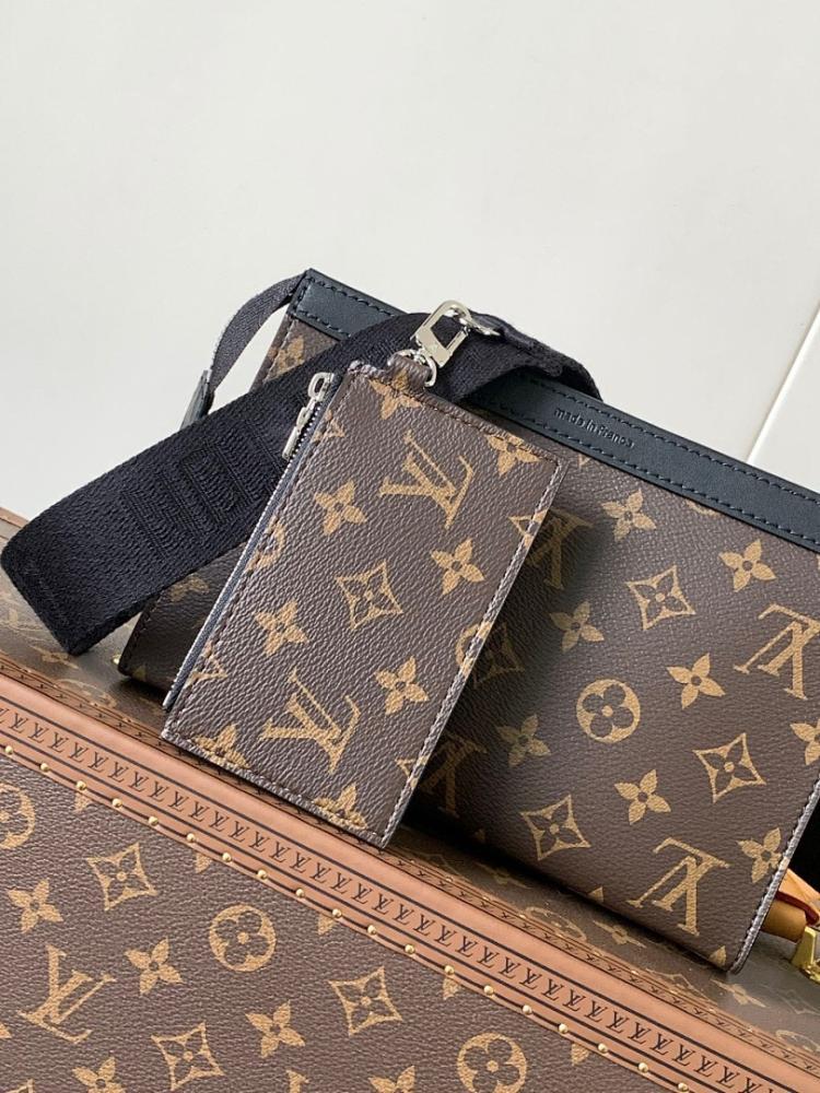 Elegant Stylish Monogram Leather Shoulder Bag