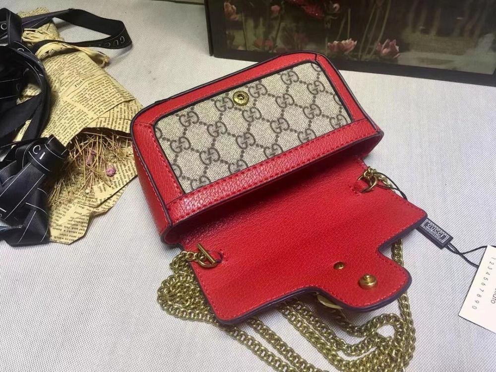Modern Elegant Leather Top Handle Bag Red