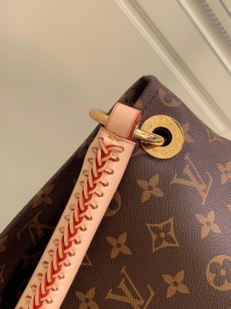 Stylish Gold Leather Top Handle Bag 46x32x24cm