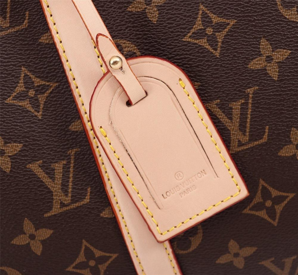 Luxury Premium Monogram Leather Shoulder Bag 36x21x13cm
