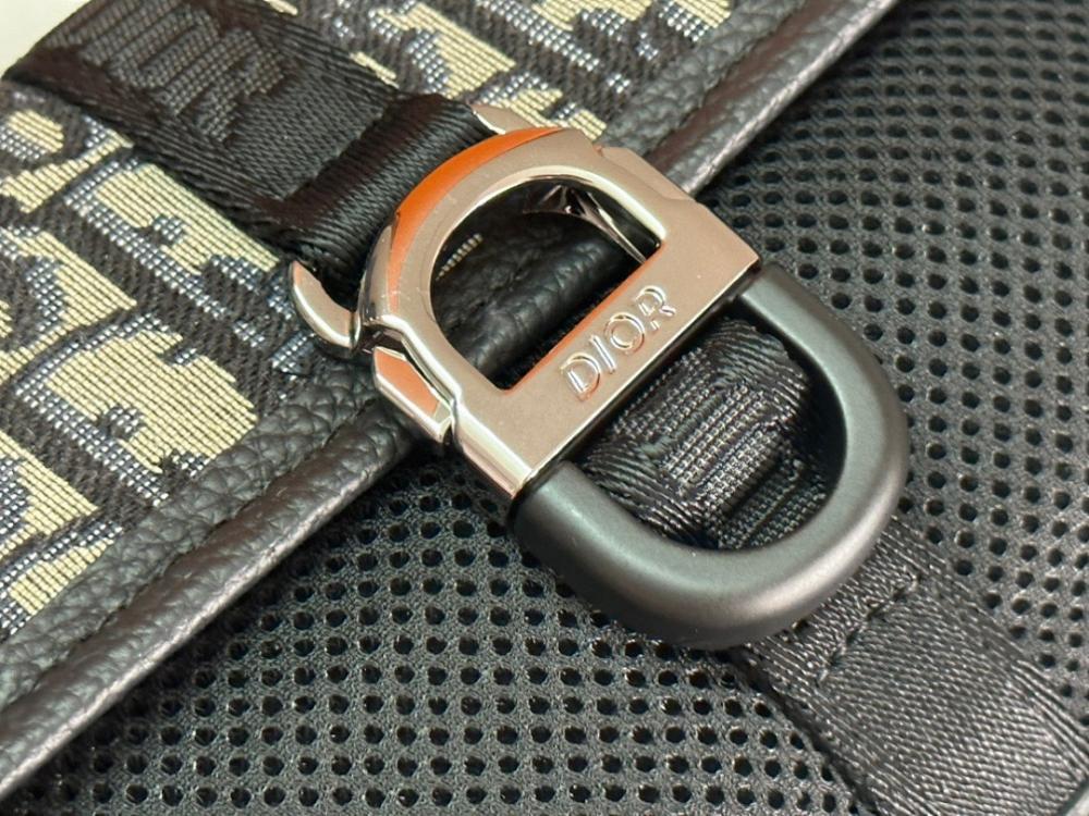 Stylish Black Printed Jacquard Crossbody Bag
