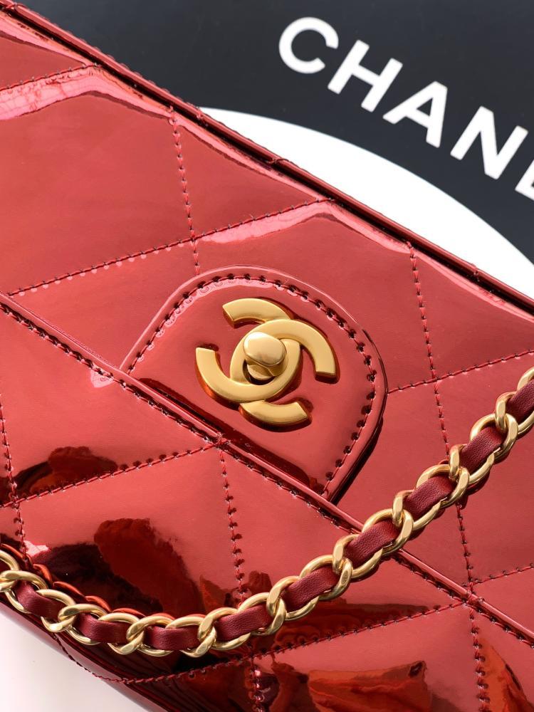 Gold Leather Top Handle Bag Style 1710826438