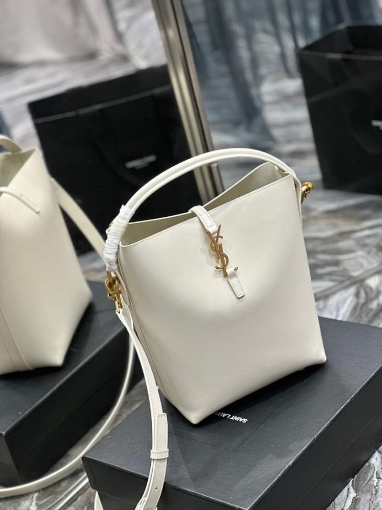Modern Calfskin Bucket Bag