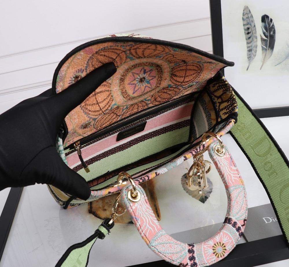 Modern Gold Embroidered Shoulder Bag