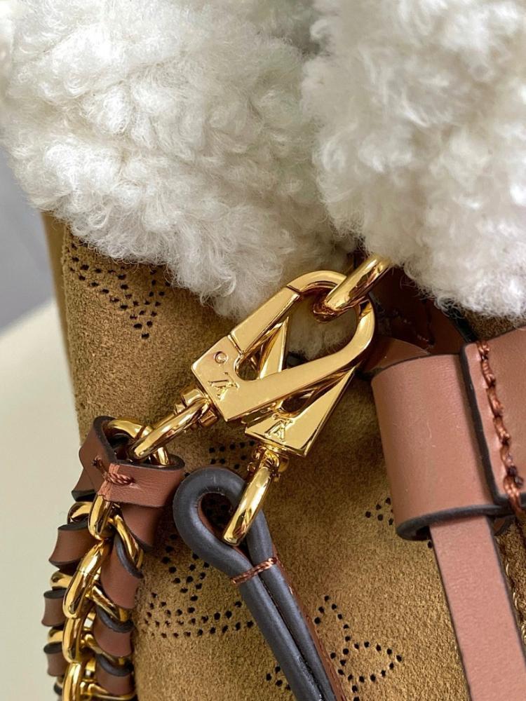 Modern Suede Bucket Bag