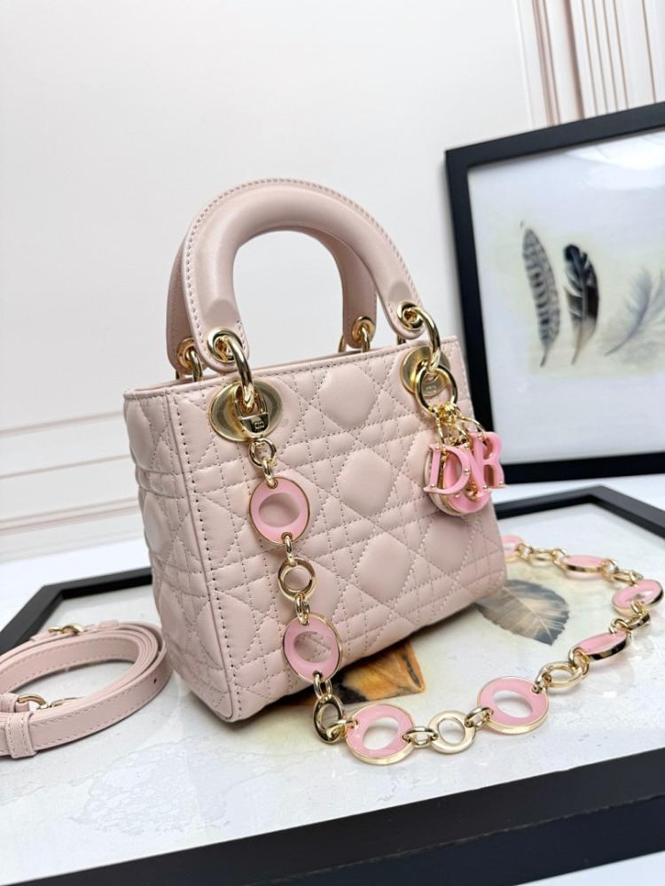Luxury Embroidered Lambskin Shoulder Bag