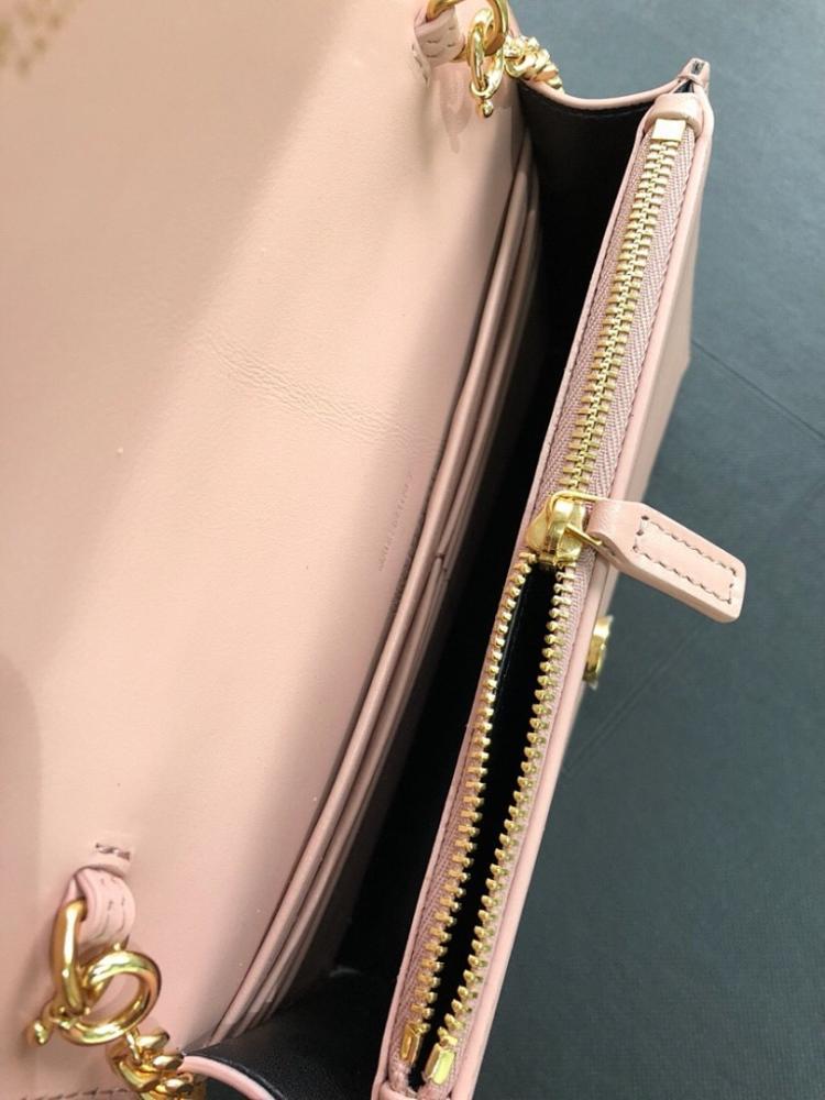 Elegant Leather Top Handle Bag 19x12.5x4cm
