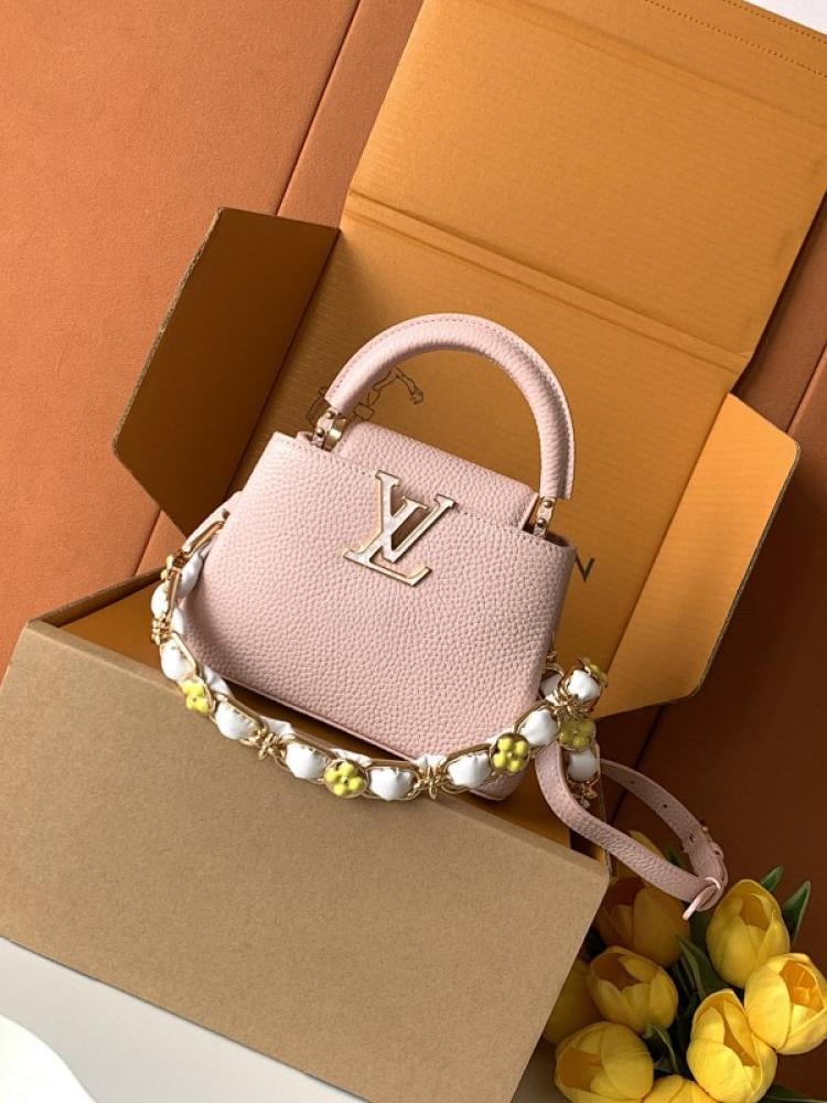 Gold Leather Top Handle Bag Style 1517156513