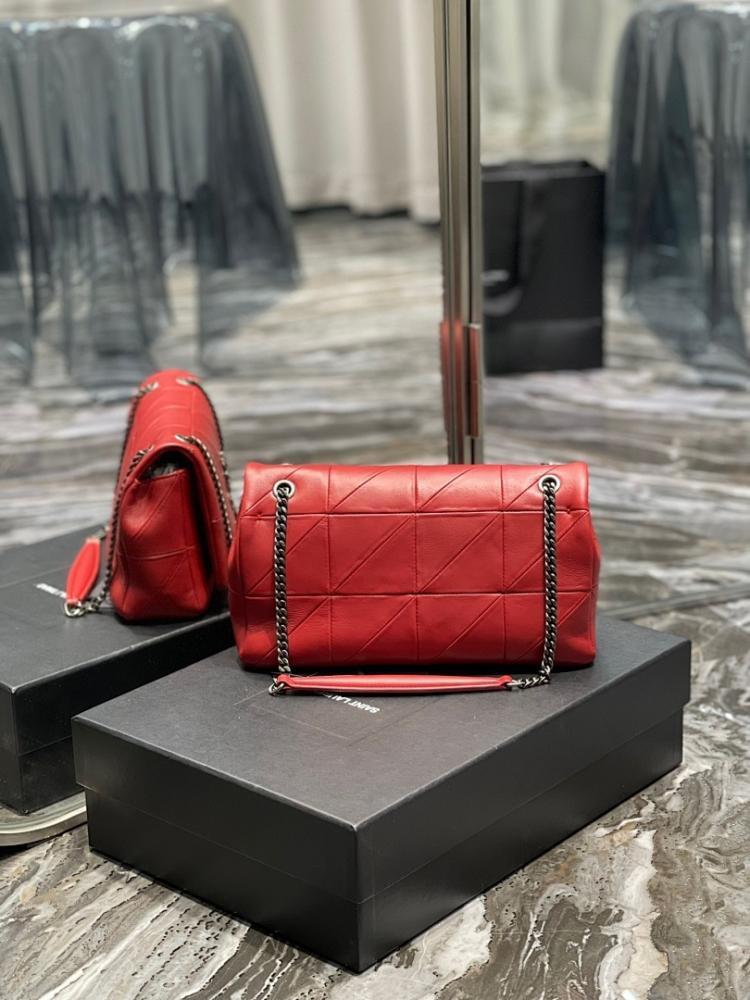 Luxury Patchwork Lambskin Shoulder Bag 25x15x7.5cm