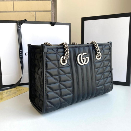 Modern Stylish Quilted Leather Crossbody Bag 26.5x19x11cm