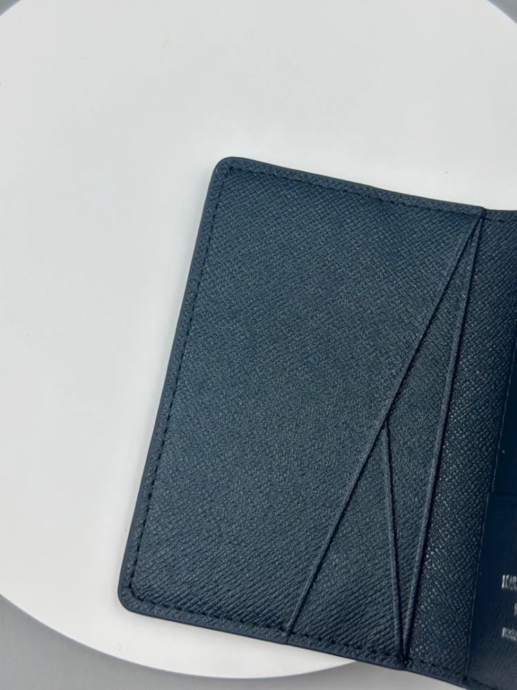 Modern Silver Monogram Wallet