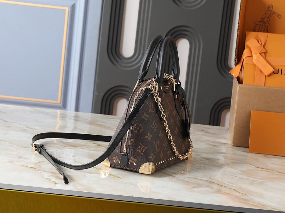 Alma Monogram Leather Crossbody Bag Style 676729894