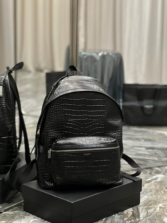 Elegant Refined Leather Shoulder Bag 30x38x17cm