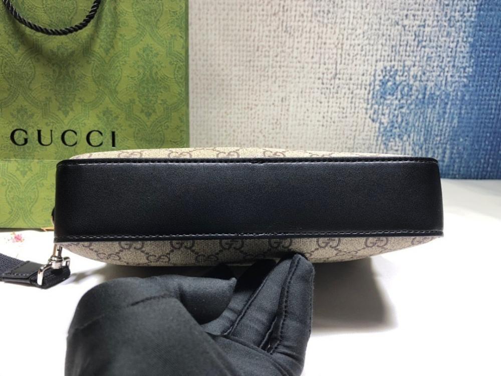 Modern Refined Calfskin Crossbody Bag 23.5x15.5x4.5cm