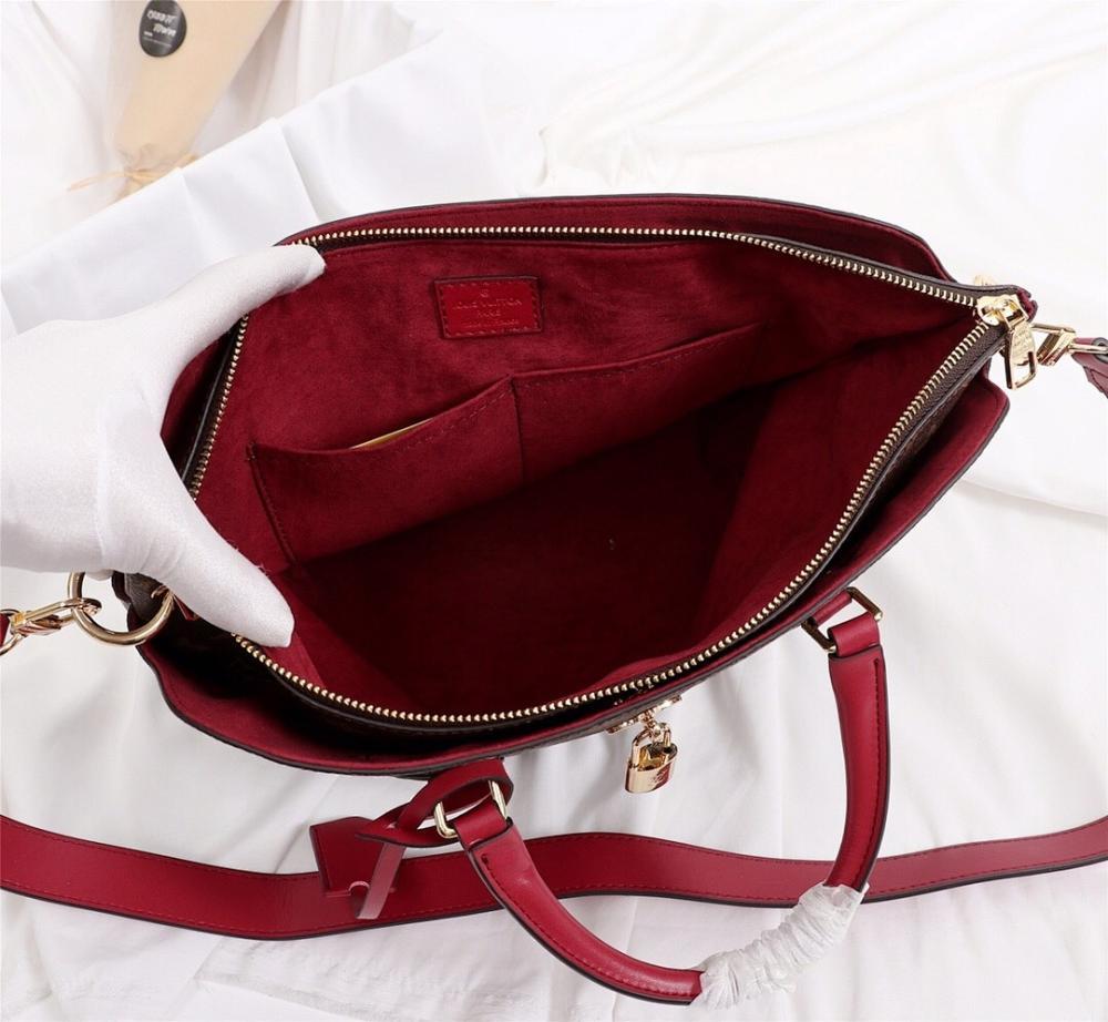 Modern Monogram Leather Tote Bag 36x28x17cm