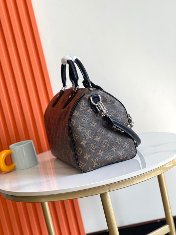 Modern Premium Leather Top Handle Bag 21x17x30cm