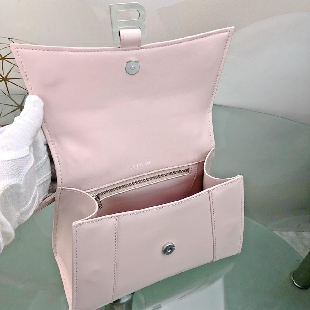 Stylish Leather Top Handle Bag 23x24x10cm