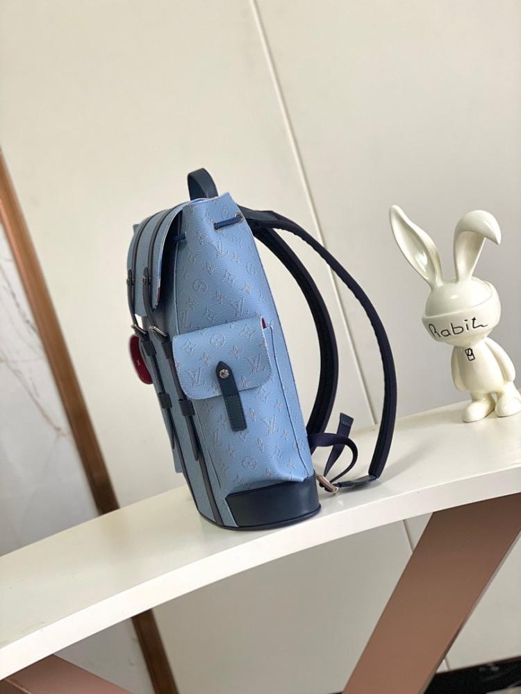 Stylish Refined Monogram Leather Crossbody Bag 38x44x12.5cm