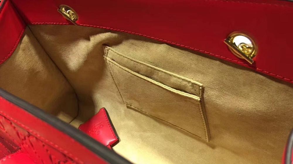 Elegant Stylish Gold Leather Bucket Bag