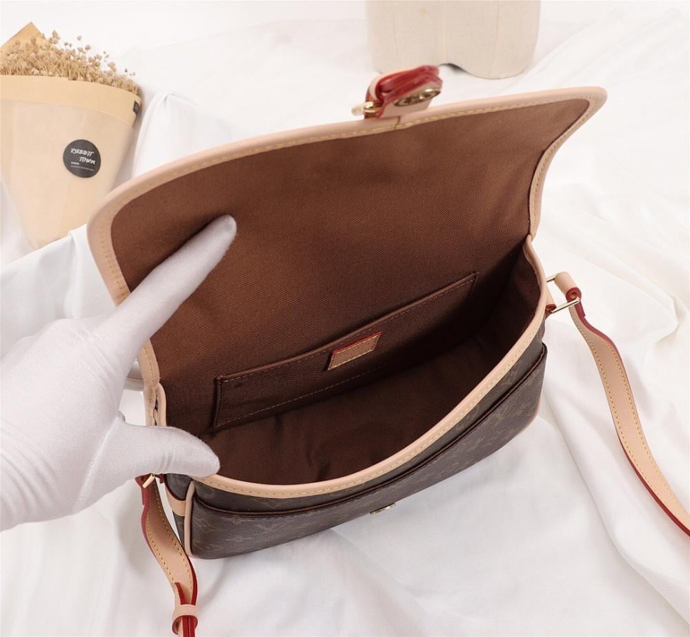Luxury Refined Leather Shoulder Bag 27x17x9cm