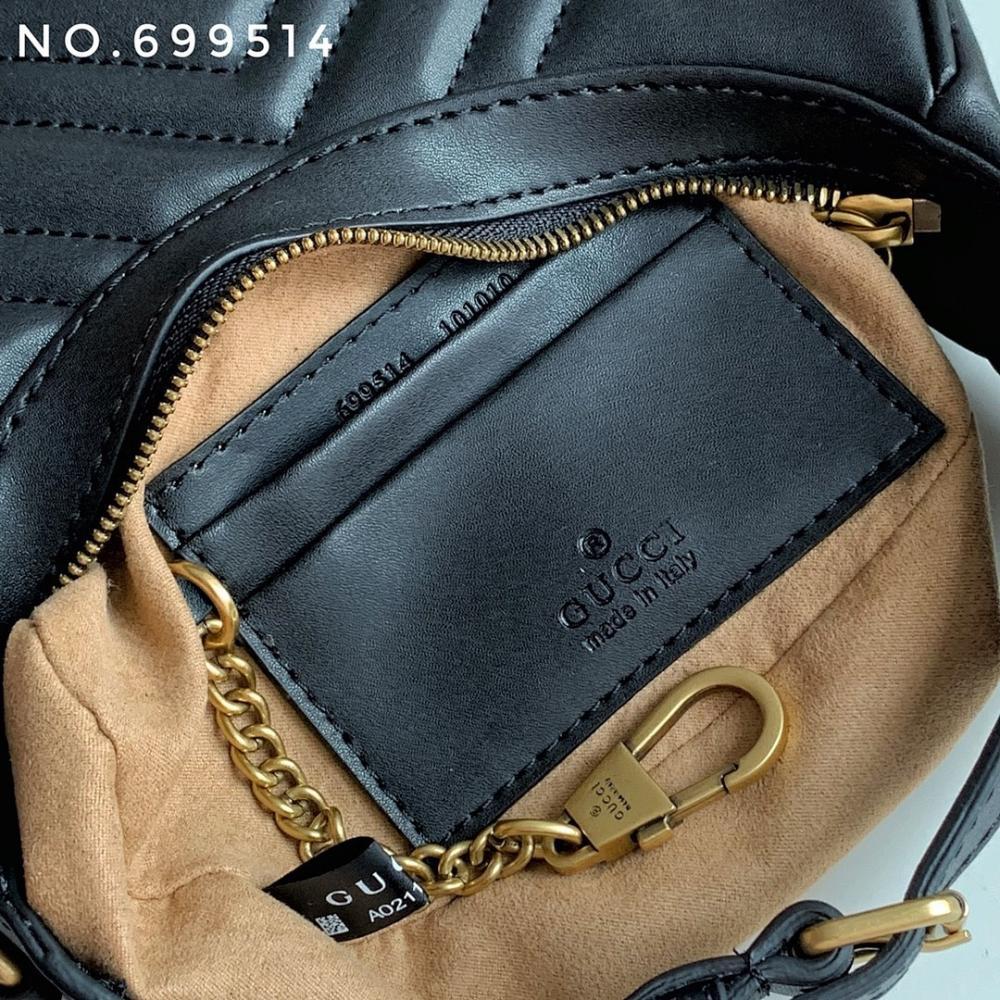Luxury Refined Leather Shoulder Bag 21x11x5cm
