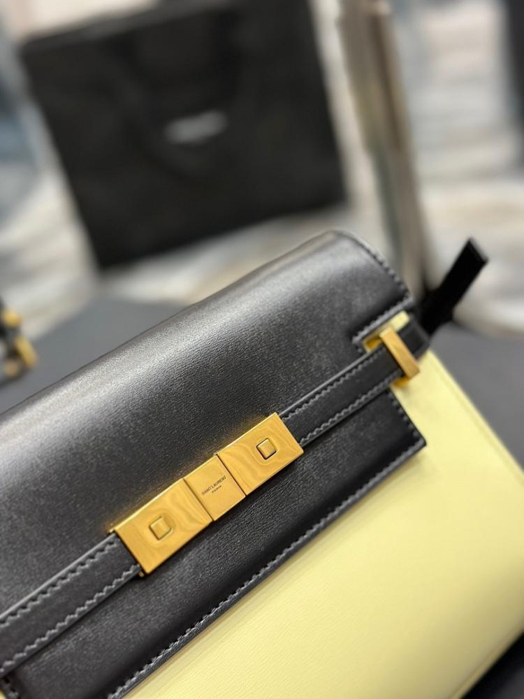 Elegant Leather Shoulder Bag 24x17.5x6cm