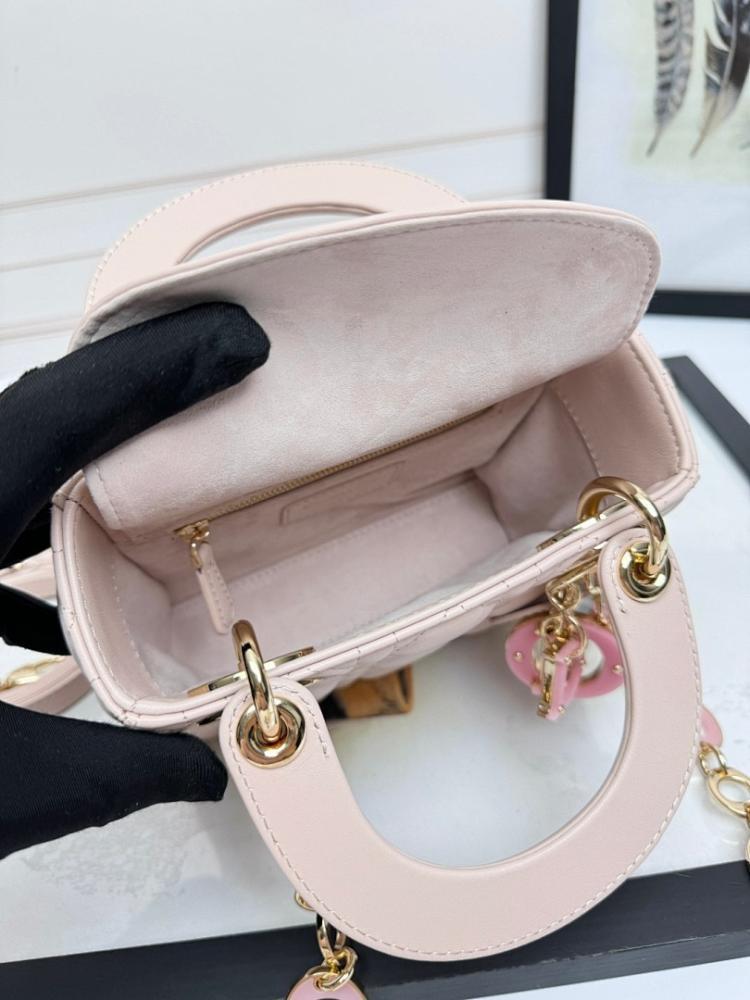 Luxury Embroidered Lambskin Shoulder Bag