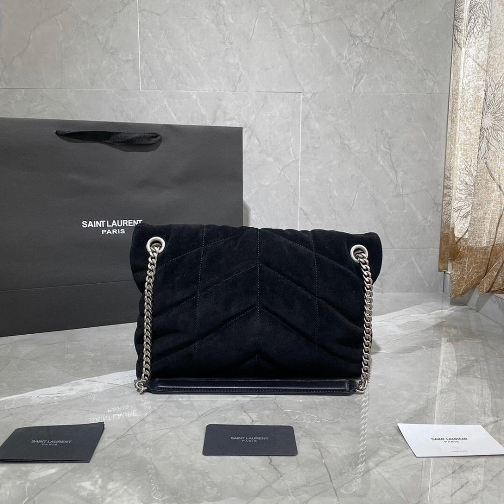 Modern Stylish Quilted Leather Shoulder Bag 29x17x11cm