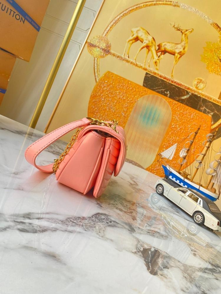 Modern Stylish Quilted Leather Shoulder Bag 21x12x9cm