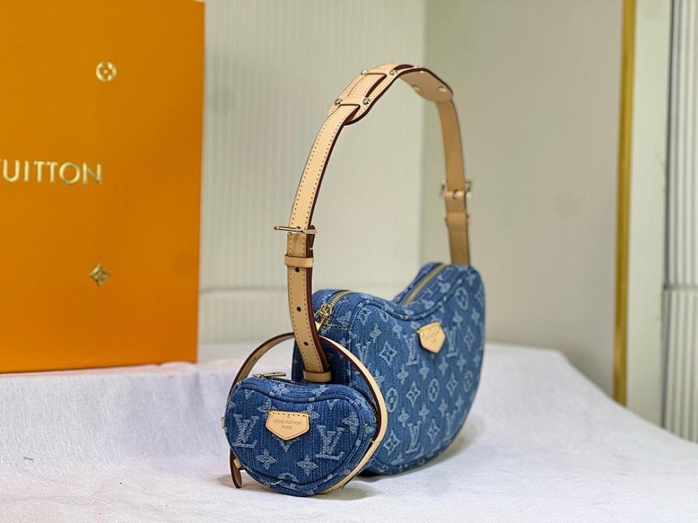 Stylish Refined Canvas Shoulder Bag 25x15x5cm