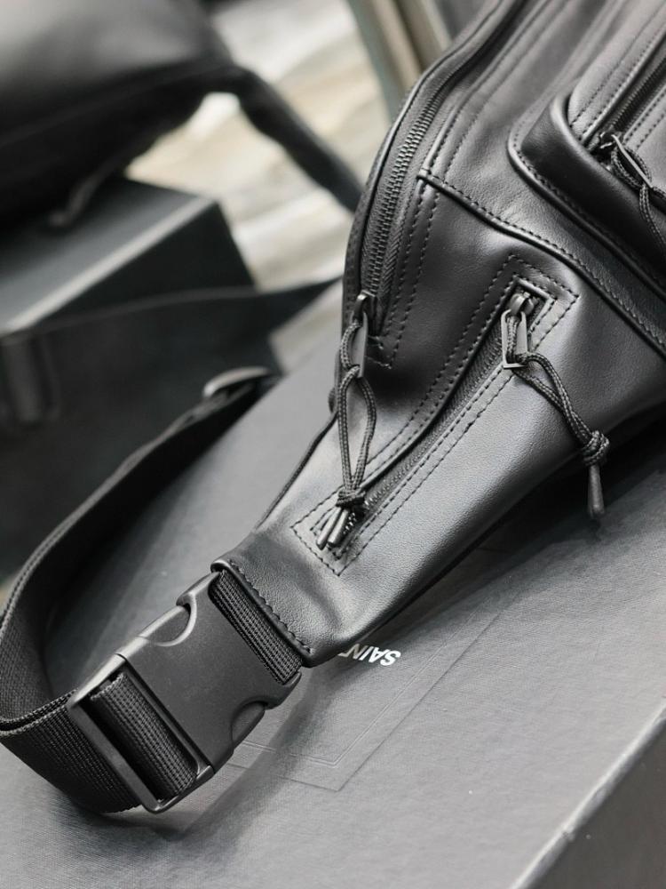 Modern Elegant Leather Shoulder Bag 24x16cm