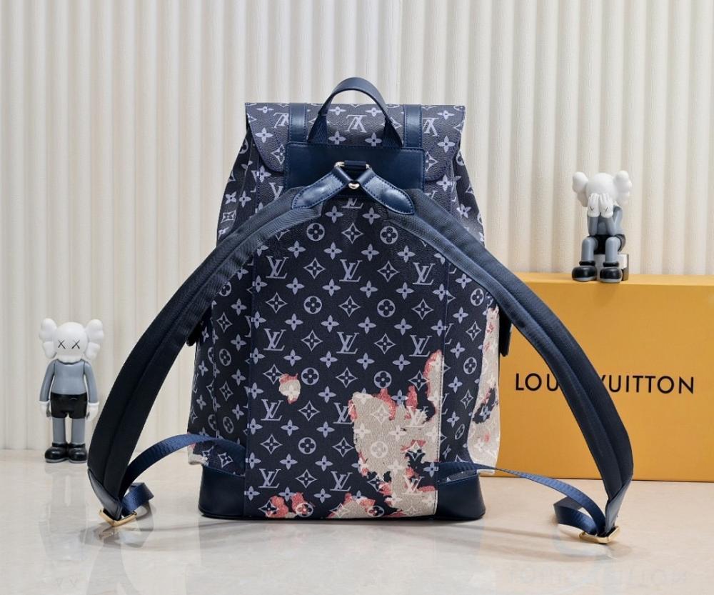 Stylish Blue Denim Backpack