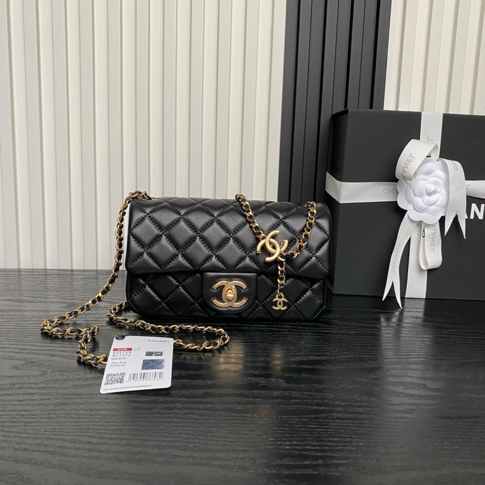 Gold Leather Top Handle Bag Style 733390555