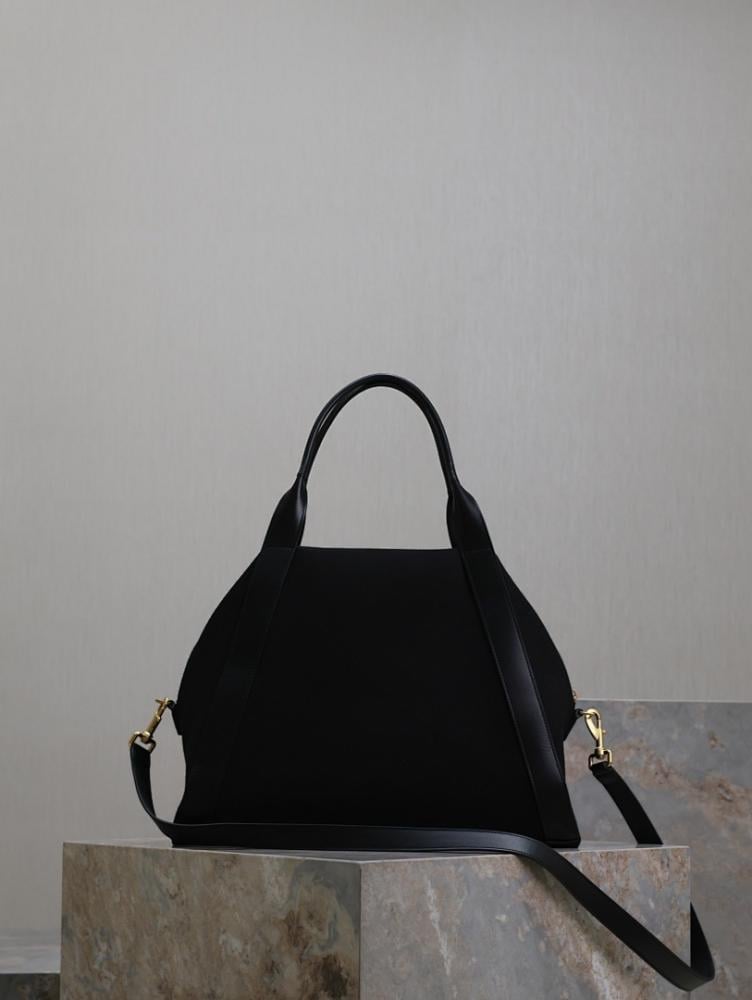 Elegant Embroidered Leather Top Handle Bag