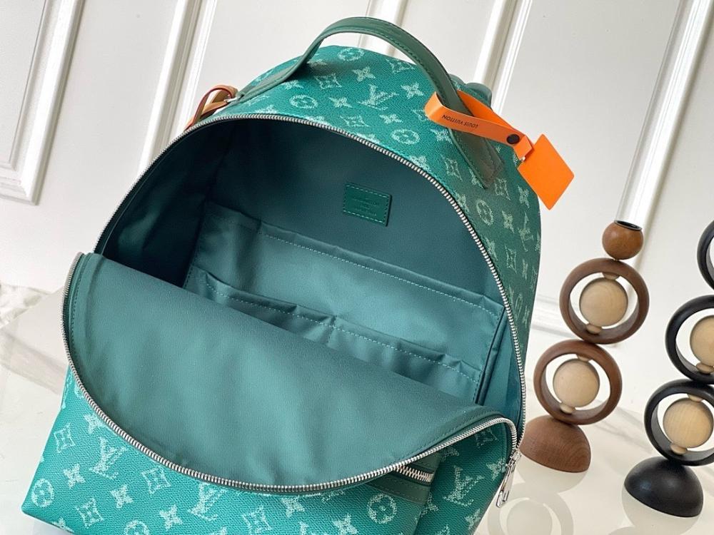 Stylish Green Canvas Top Handle Bag