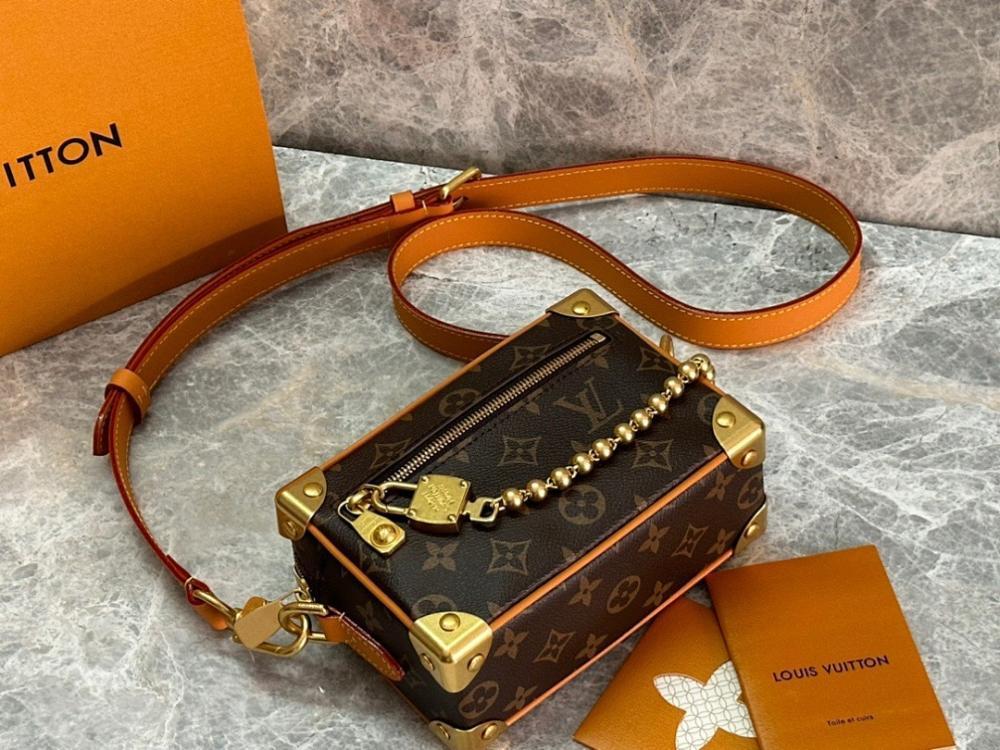Modern Monogram Leather Top Handle Bag