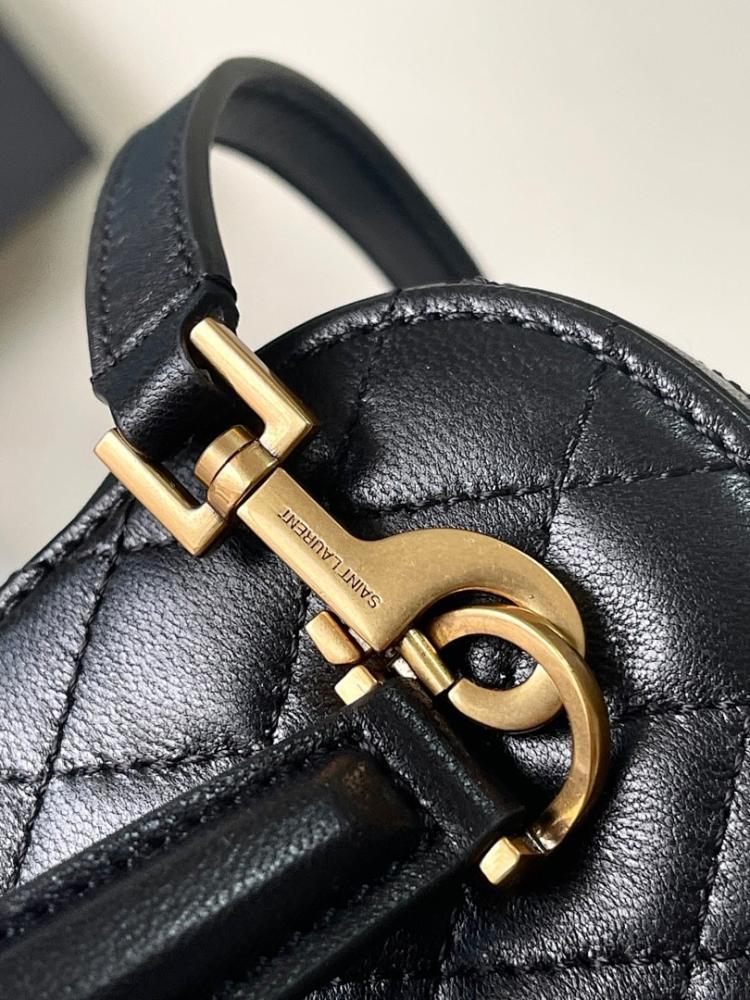 Modern Luxury Black Leather Shoulder Bag