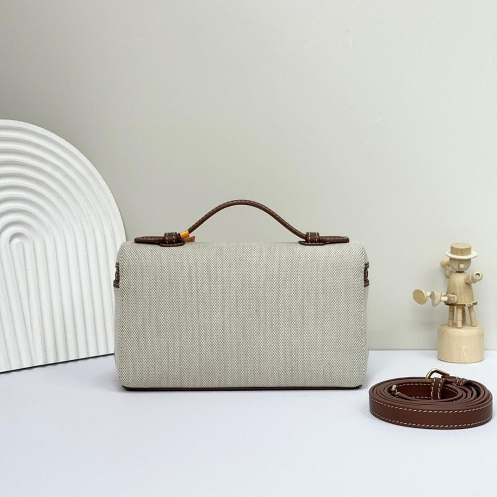 Modern Gold Canvas Shoulder Bag