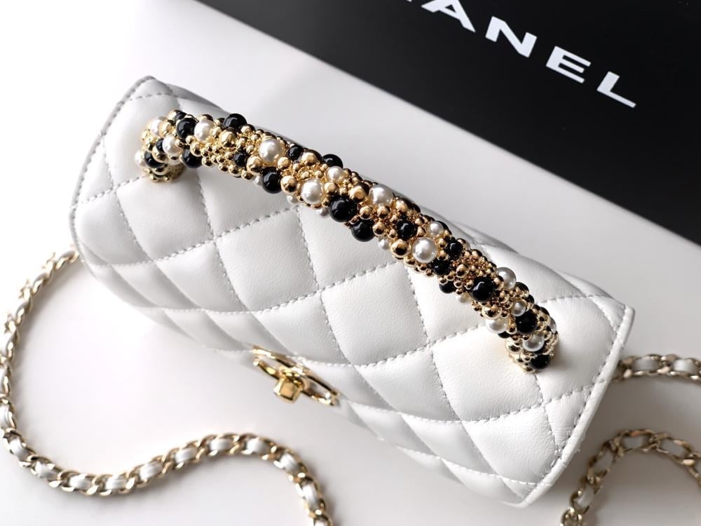 Leather Top Handle Bag Style 38034993