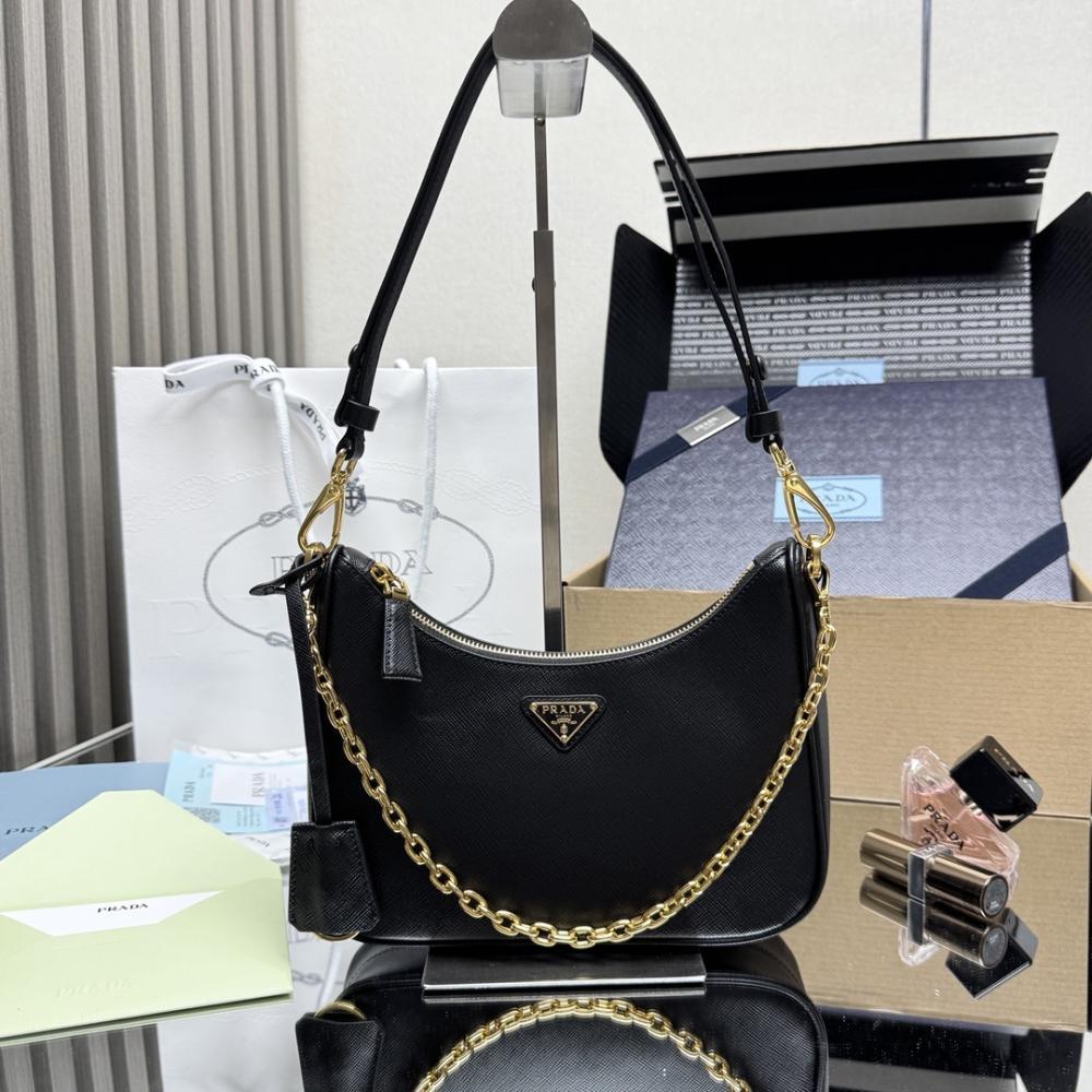 Saffiano Leather Hobo Bag Style 1168310989
