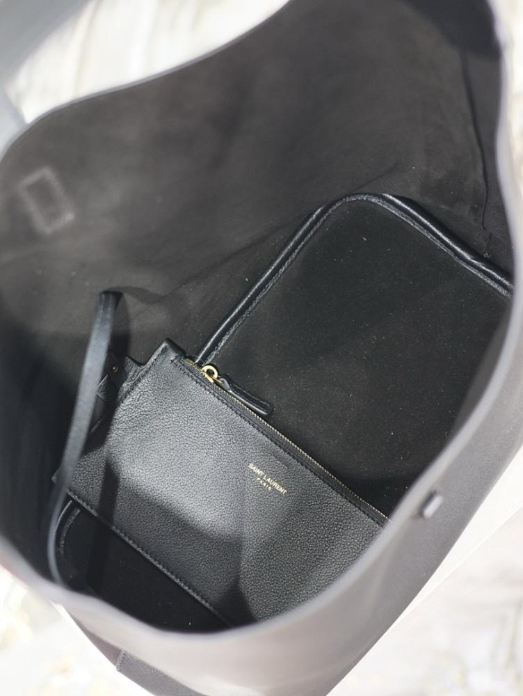 Classic Elegant Leather Bucket Bag