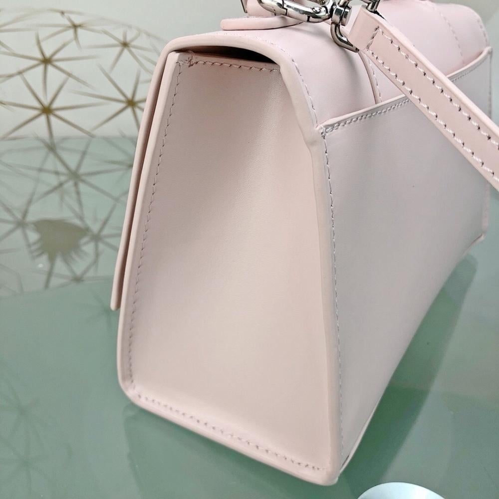 Stylish Leather Top Handle Bag 23x24x10cm